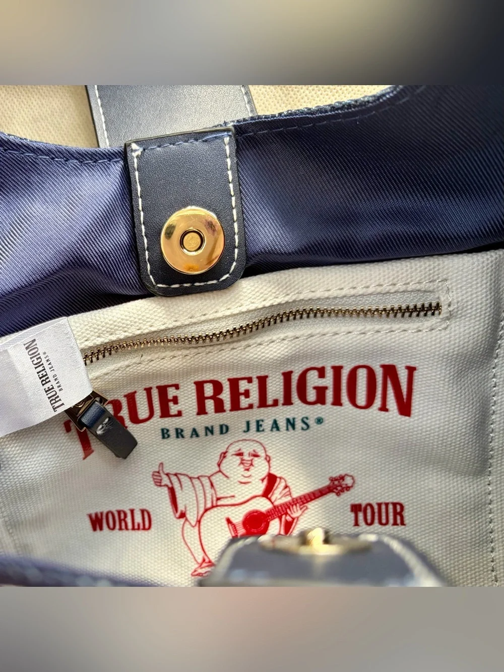 NWT TRUE RELIGION Denim Hobo Bag , Denim Wallet, Jessica S. Sunglasses & Scarf